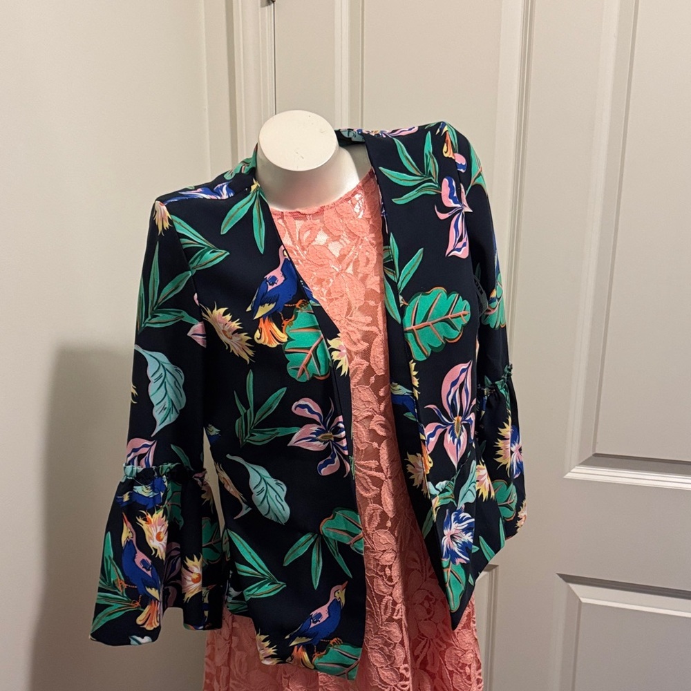 Philosophy Multicolor Floral Blazer